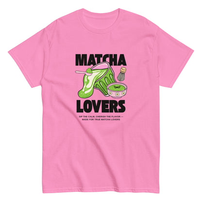 Matcha Lovers T-Shirt – Süßes Matcha Design für echte Tea Fans, Herren, Frauen, Unisex T-Shirt - SprücheKüche - Druckfrisch & frech