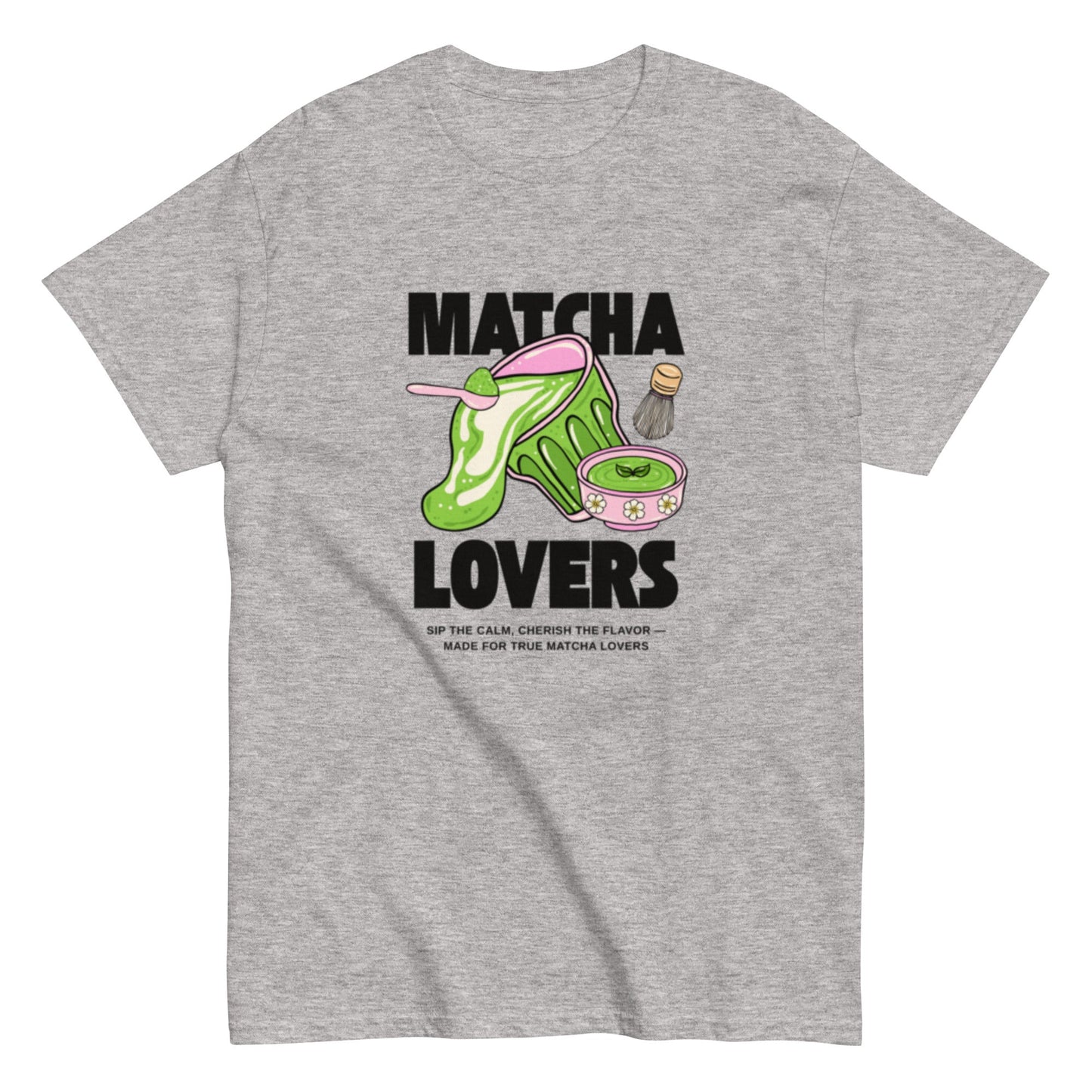 Matcha Lovers T-Shirt – Süßes Matcha Design für echte Tea Fans, Herren, Frauen, Unisex T-Shirt - SprücheKüche - Druckfrisch & frech