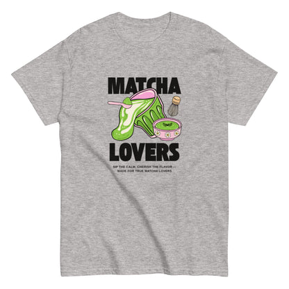 Matcha Lovers T-Shirt – Süßes Matcha Design für echte Tea Fans, Herren, Frauen, Unisex T-Shirt - SprücheKüche - Druckfrisch & frech