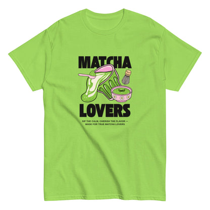 Matcha Lovers T-Shirt – Süßes Matcha Design für echte Tea Fans, Herren, Frauen, Unisex T-Shirt - SprücheKüche - Druckfrisch & frech