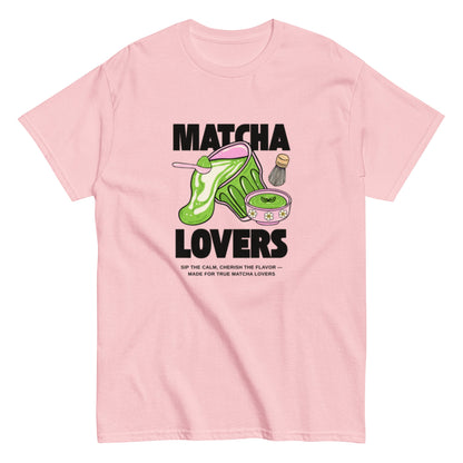 Matcha Lovers T-Shirt – Süßes Matcha Design für echte Tea Fans, Herren, Frauen, Unisex T-Shirt - SprücheKüche - Druckfrisch & frech