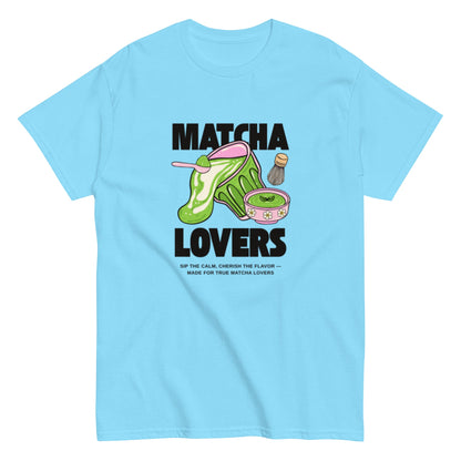Matcha Lovers T-Shirt – Süßes Matcha Design für echte Tea Fans, Herren, Frauen, Unisex T-Shirt - SprücheKüche - Druckfrisch & frech