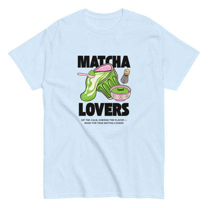 Matcha Lovers T-Shirt – Süßes Matcha Design für echte Tea Fans, Herren, Frauen, Unisex T-Shirt - SprücheKüche - Druckfrisch & frech