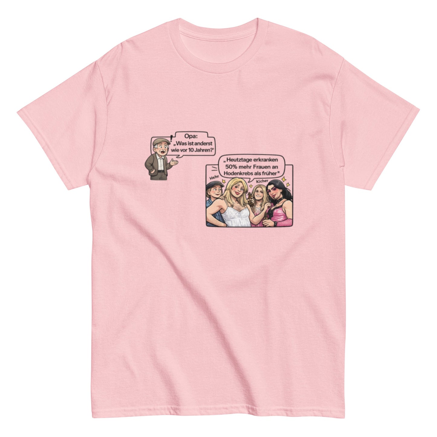 MEHR FRAUEN MIT HODENKREBS - Lustiges Herren T-Shirt - SprücheKüche - Druckfrisch & frech