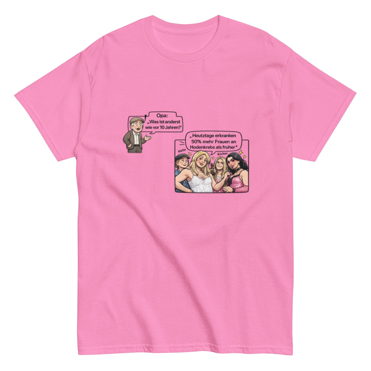 MEHR FRAUEN MIT HODENKREBS - Lustiges Herren T-Shirt - SprücheKüche - Druckfrisch & frech