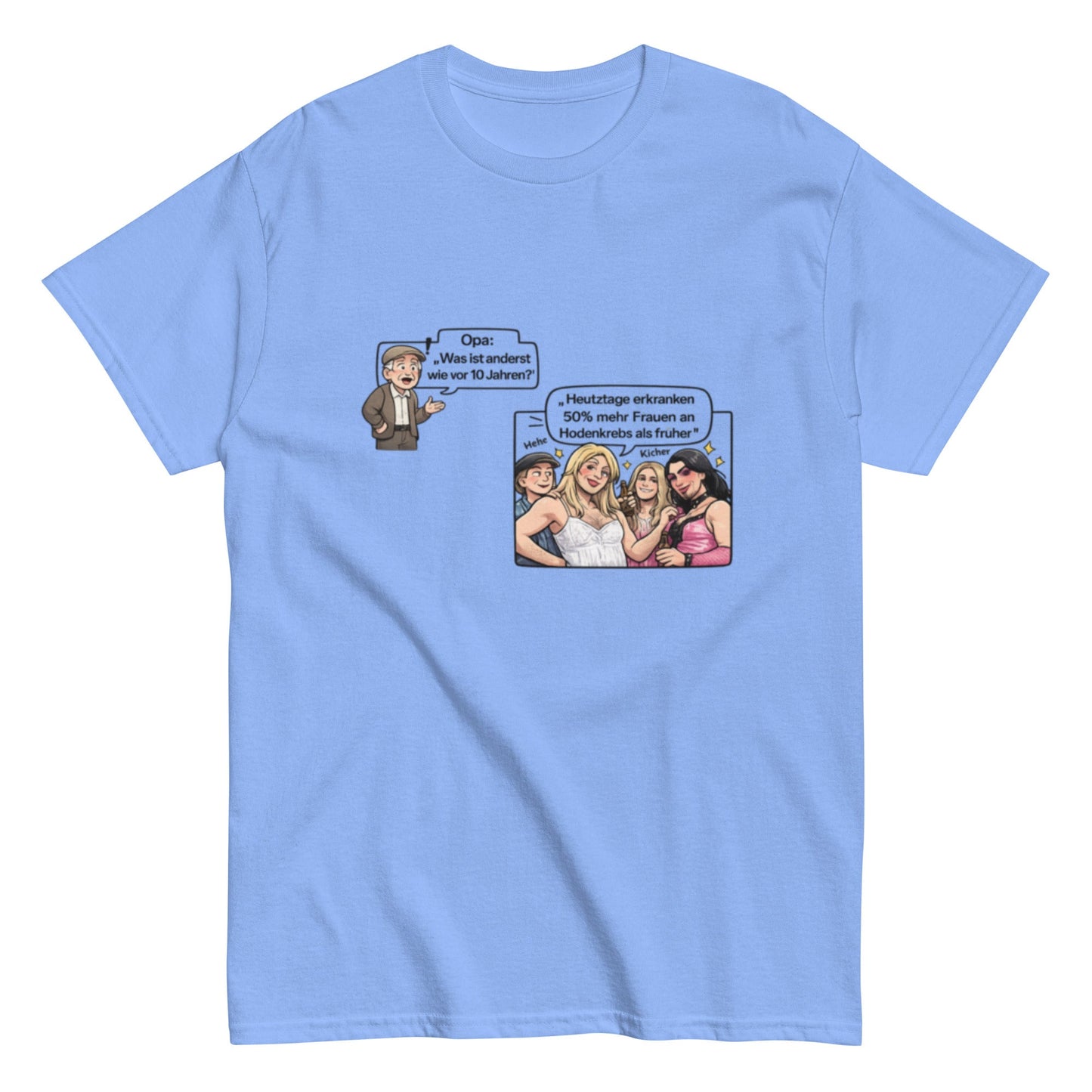 MEHR FRAUEN MIT HODENKREBS - Lustiges Herren T-Shirt - SprücheKüche - Druckfrisch & frech