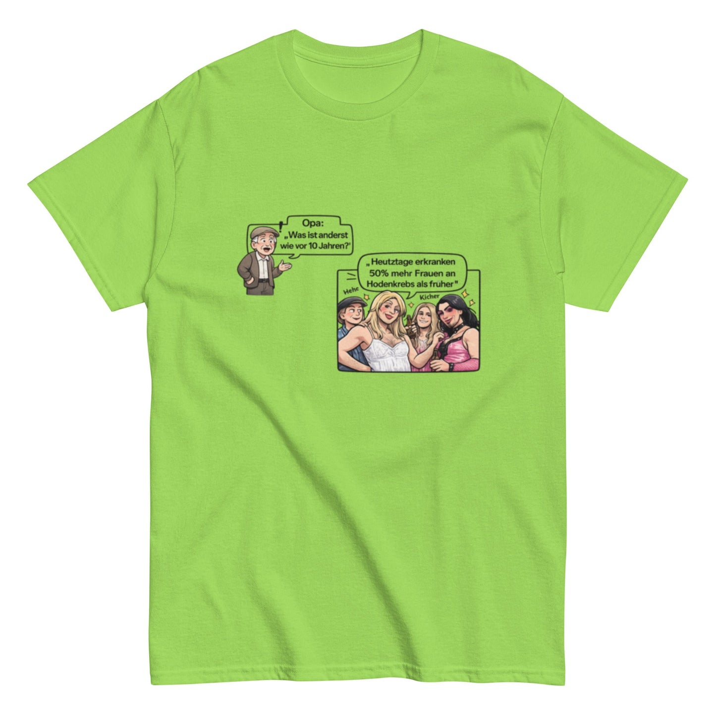 MEHR FRAUEN MIT HODENKREBS - Lustiges Herren T-Shirt - SprücheKüche - Druckfrisch & frech