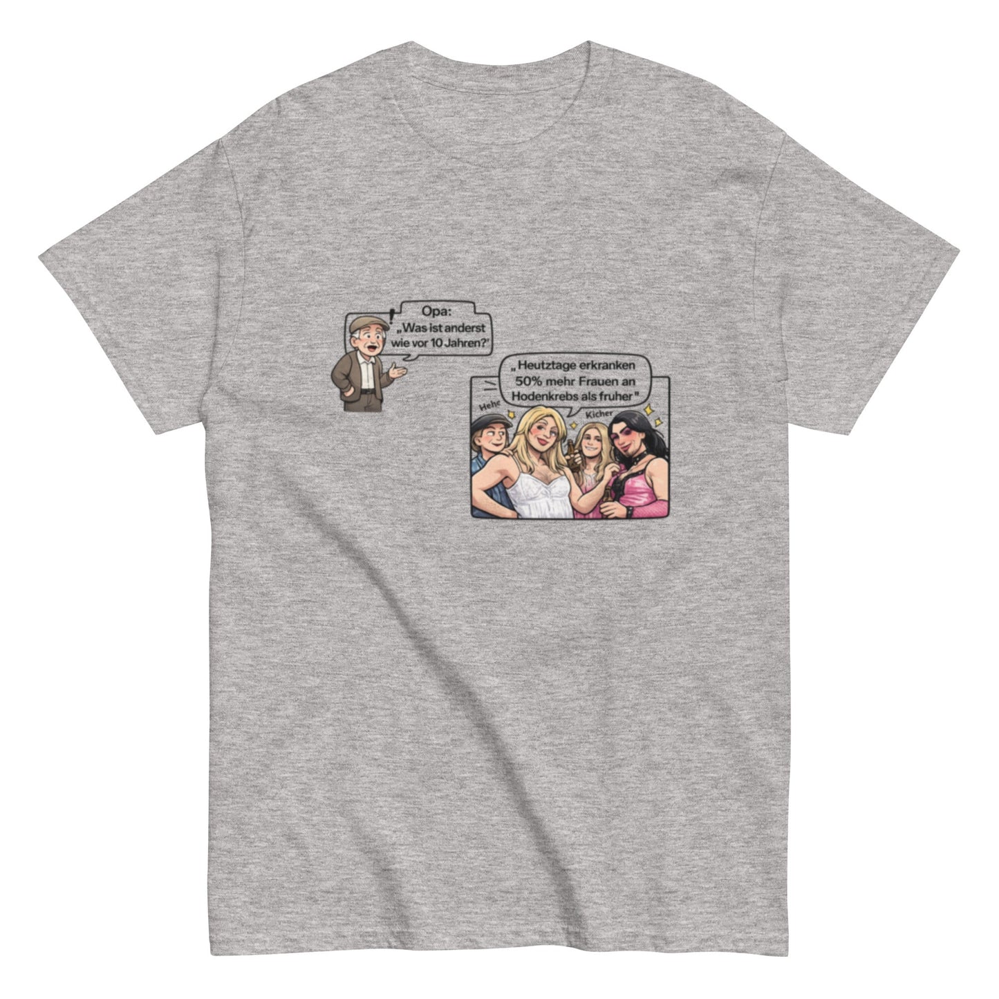 MEHR FRAUEN MIT HODENKREBS - Lustiges Herren T-Shirt - SprücheKüche - Druckfrisch & frech