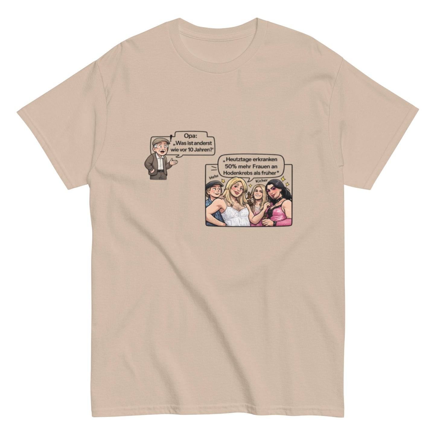 MEHR FRAUEN MIT HODENKREBS - Lustiges Herren T-Shirt - SprücheKüche - Druckfrisch & frech
