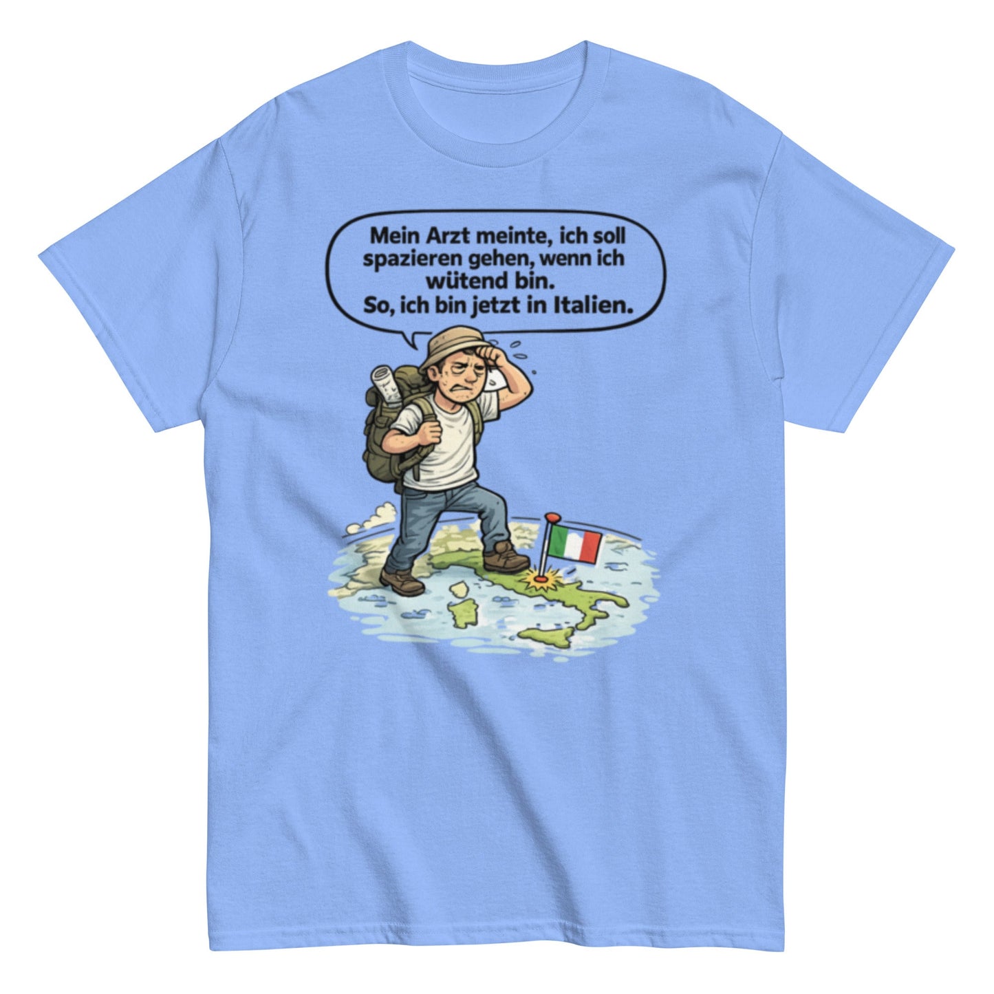 MEIN ARZT MEINTE... ITALIEN - Lustiges Herren T-Shirt - SprücheKüche - Druckfrisch & frech