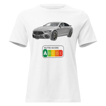 MERCEDES AMG NUTRISCORE A - Lustiges Frauen T-Shirt - SprücheKüche - Druckfrisch & frech