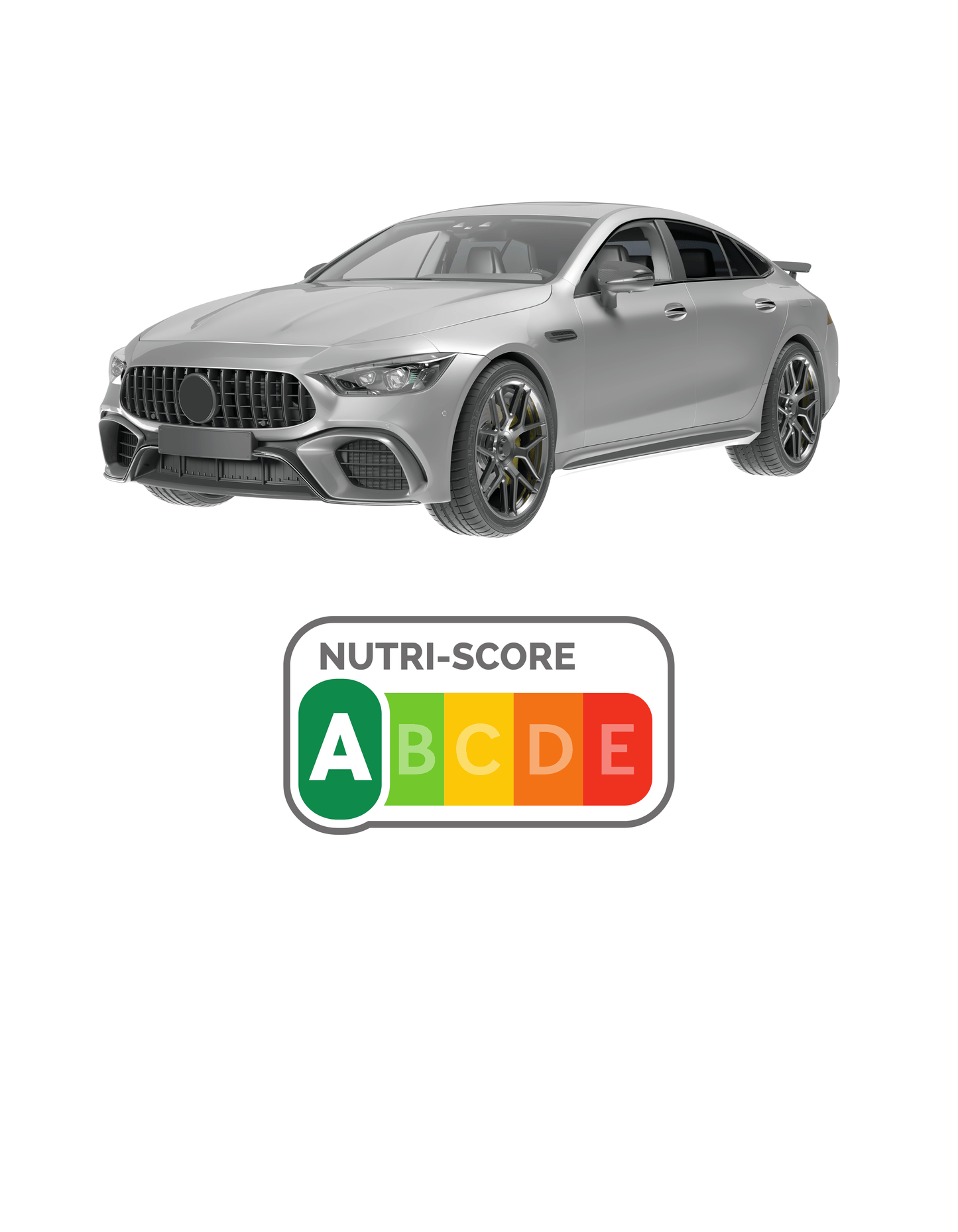 Mercedes AMG Nutriscore A - Lustiges T-Shirt, Meme Shirt, Druckfrisch & Frech, Humorvoll, Herren, Frauen, Unisex - T-Shirt - SprücheKüche - Druckfrisch & frech