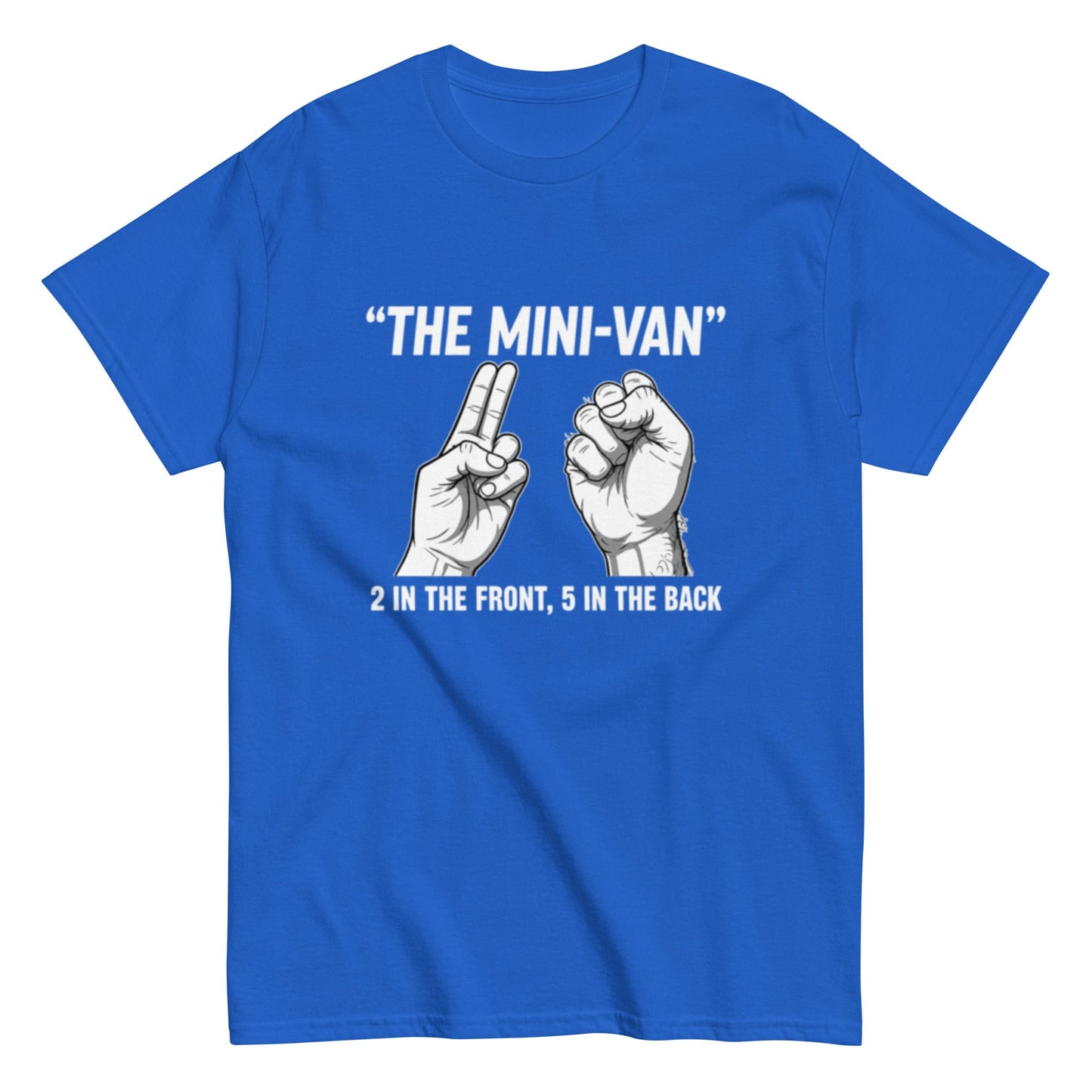Mini-Van Wortspiel für Erwachsene - Lustiges Unisex T-Shirt - SprücheKüche - Druckfrisch & frech