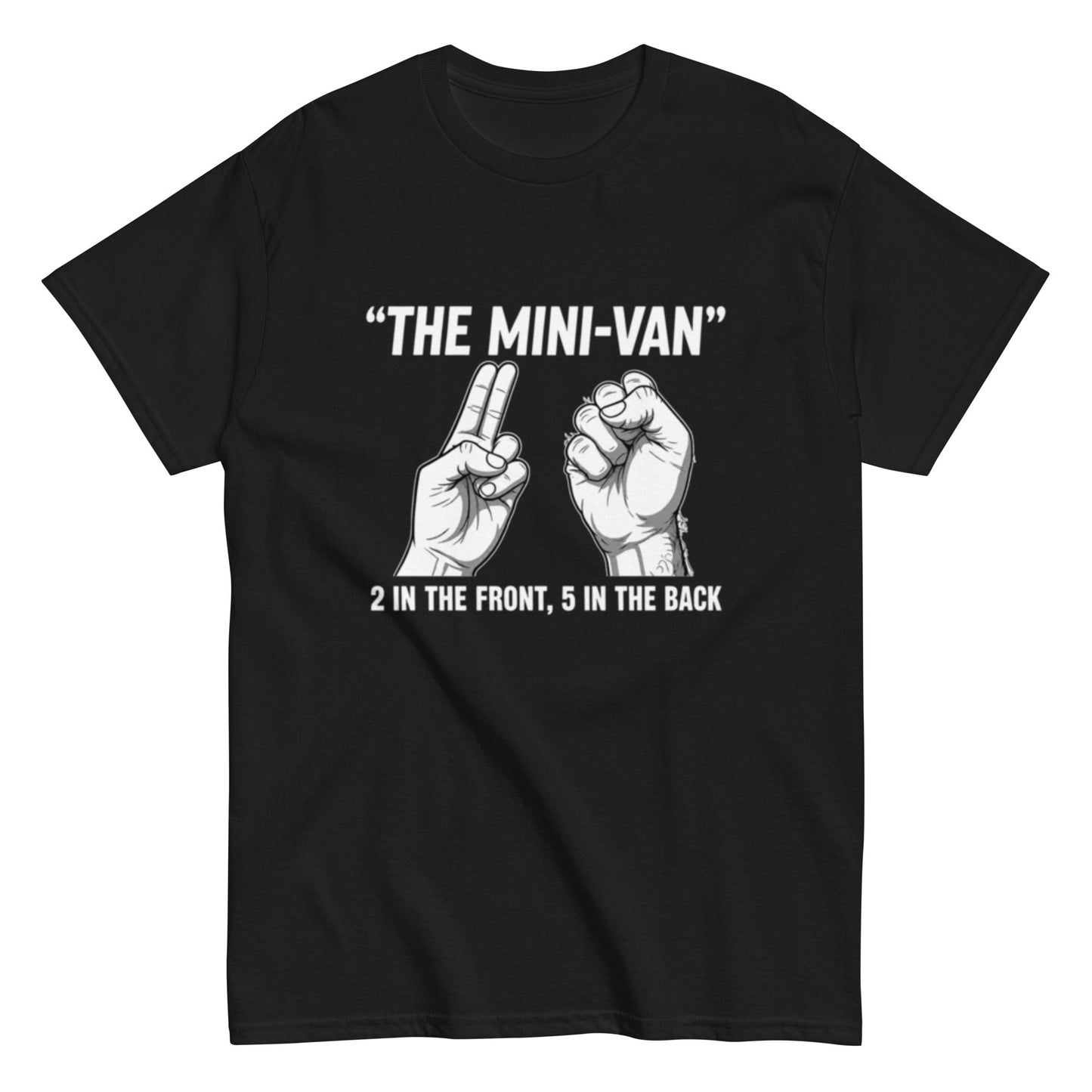 Mini-Van Wortspiel für Erwachsene - Lustiges Unisex T-Shirt - SprücheKüche - Druckfrisch & frech
