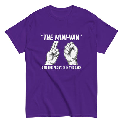 Mini-Van Wortspiel für Erwachsene - Lustiges Unisex T-Shirt - SprücheKüche - Druckfrisch & frech