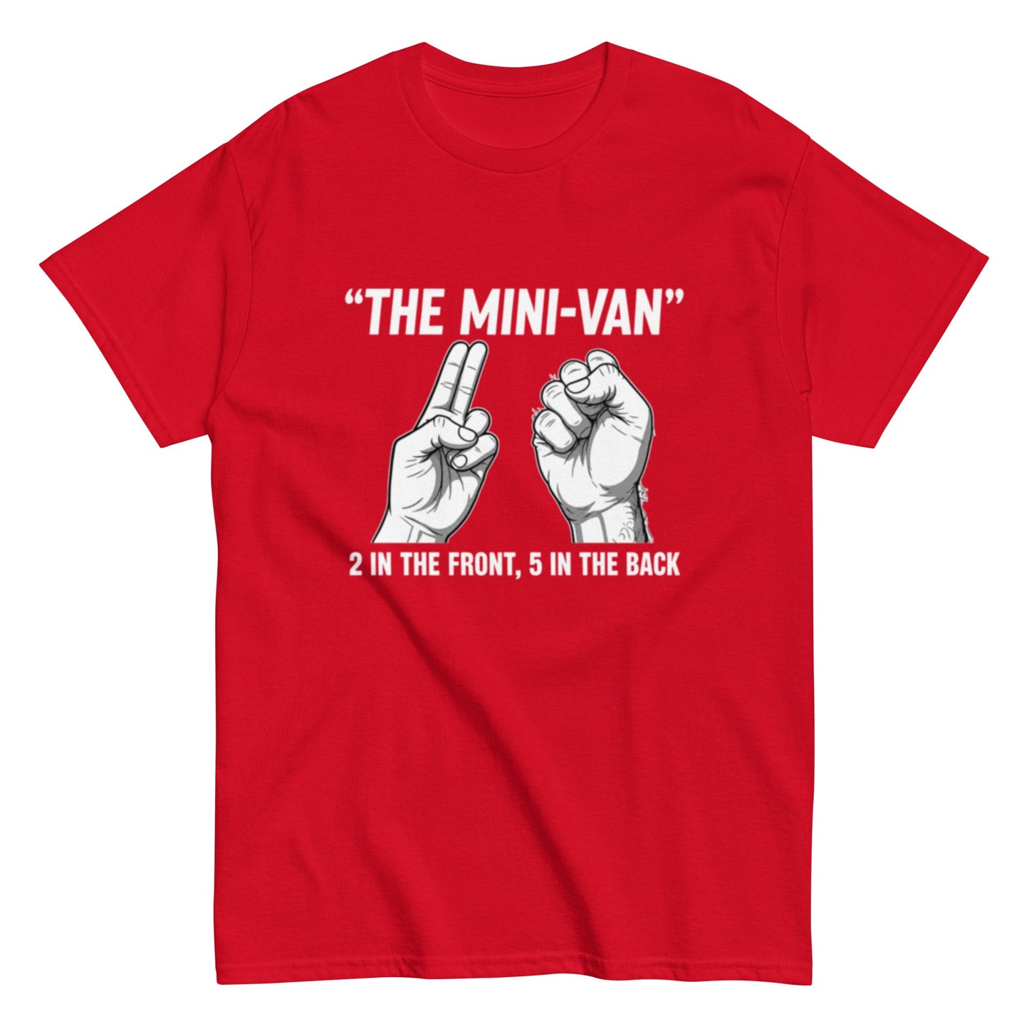 Mini-Van Wortspiel für Erwachsene - Lustiges Unisex T-Shirt - SprücheKüche - Druckfrisch & frech