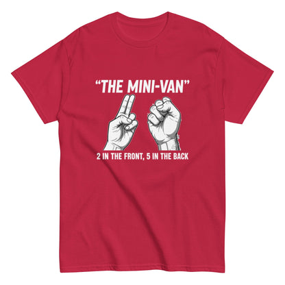 Mini-Van Wortspiel für Erwachsene - Lustiges Unisex T-Shirt - SprücheKüche - Druckfrisch & frech
