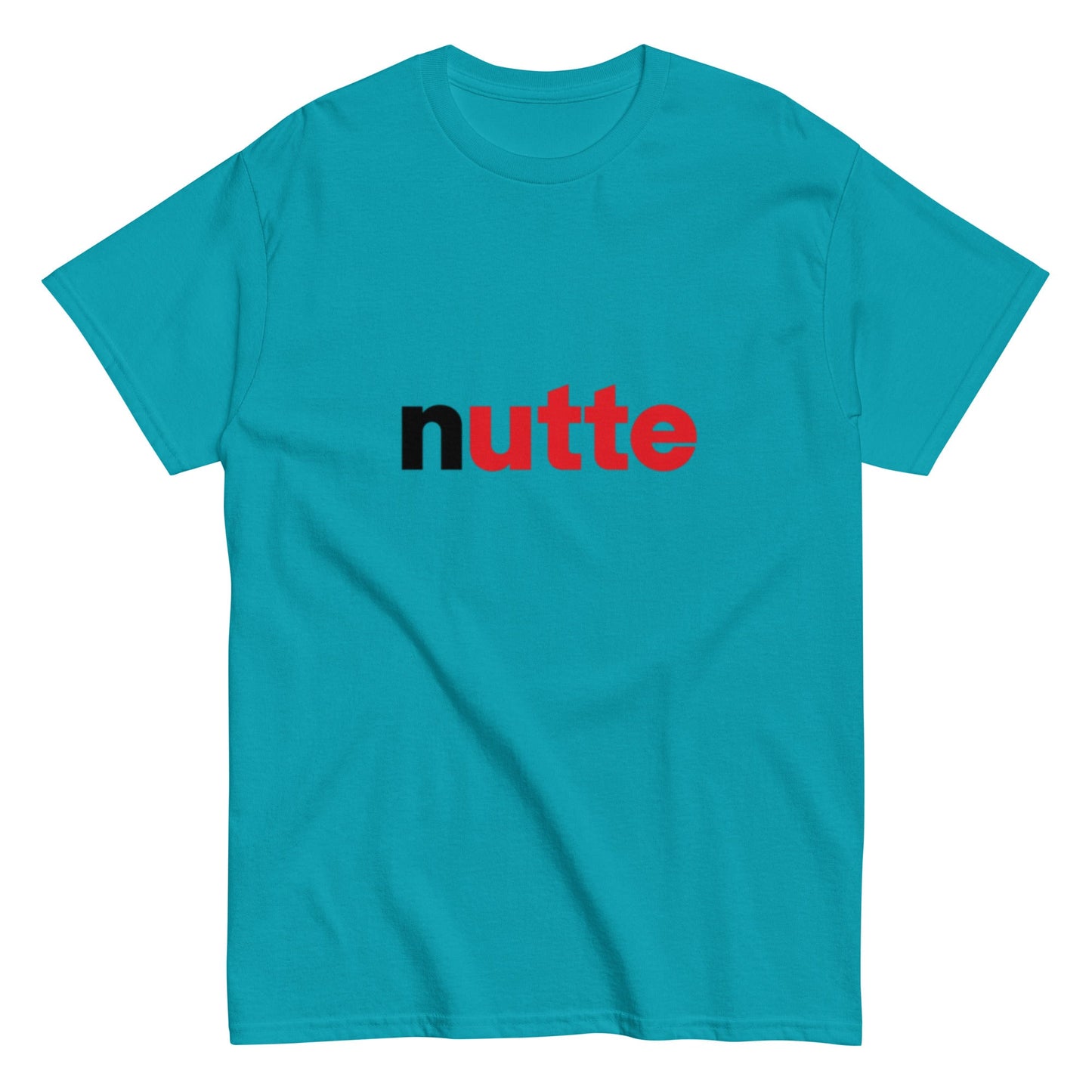 Minimalistisches Statement Shirt im Haselnusscreme - Style | Lustiges Parodie Design | Herren, Frauen, Unisex T-Shirt - SprücheKüche - Druckfrisch & frech
