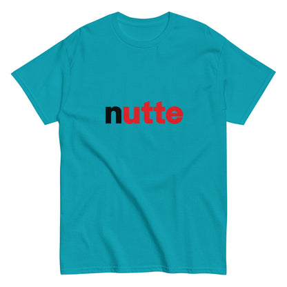 Minimalistisches Statement Shirt im Haselnusscreme - Style | Lustiges Parodie Design | Herren, Frauen, Unisex T-Shirt - SprücheKüche - Druckfrisch & frech