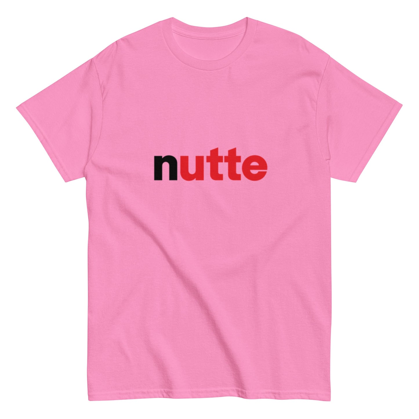Minimalistisches Statement Shirt im Haselnusscreme - Style | Lustiges Parodie Design | Herren, Frauen, Unisex T-Shirt - SprücheKüche - Druckfrisch & frech