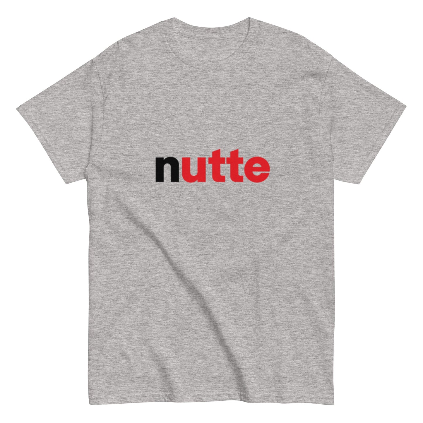 Minimalistisches Statement Shirt im Haselnusscreme - Style | Lustiges Parodie Design | Herren, Frauen, Unisex T-Shirt - SprücheKüche - Druckfrisch & frech