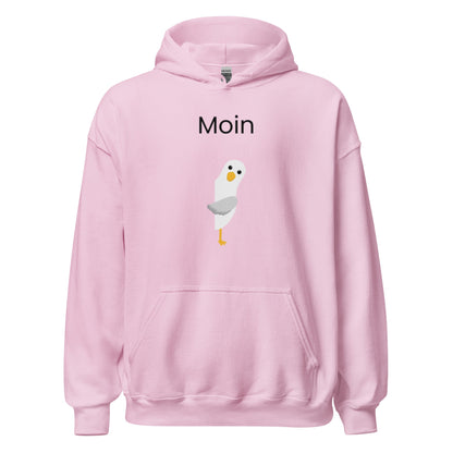 ,,Moin" Norddeutsch - Lustiger Unisex-Hoodie - SprücheKüche - Druckfrisch & frech