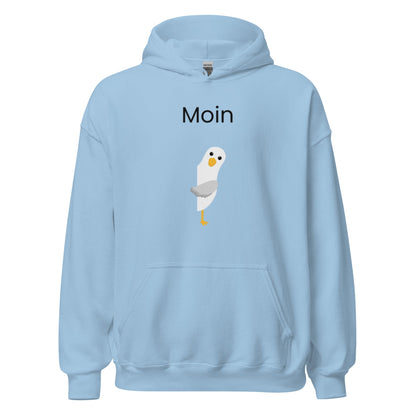 ,,Moin" Norddeutsch - Lustiger Unisex-Hoodie - SprücheKüche - Druckfrisch & frech