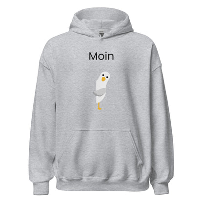 ,,Moin" Norddeutsch - Lustiger Unisex-Hoodie - SprücheKüche - Druckfrisch & frech