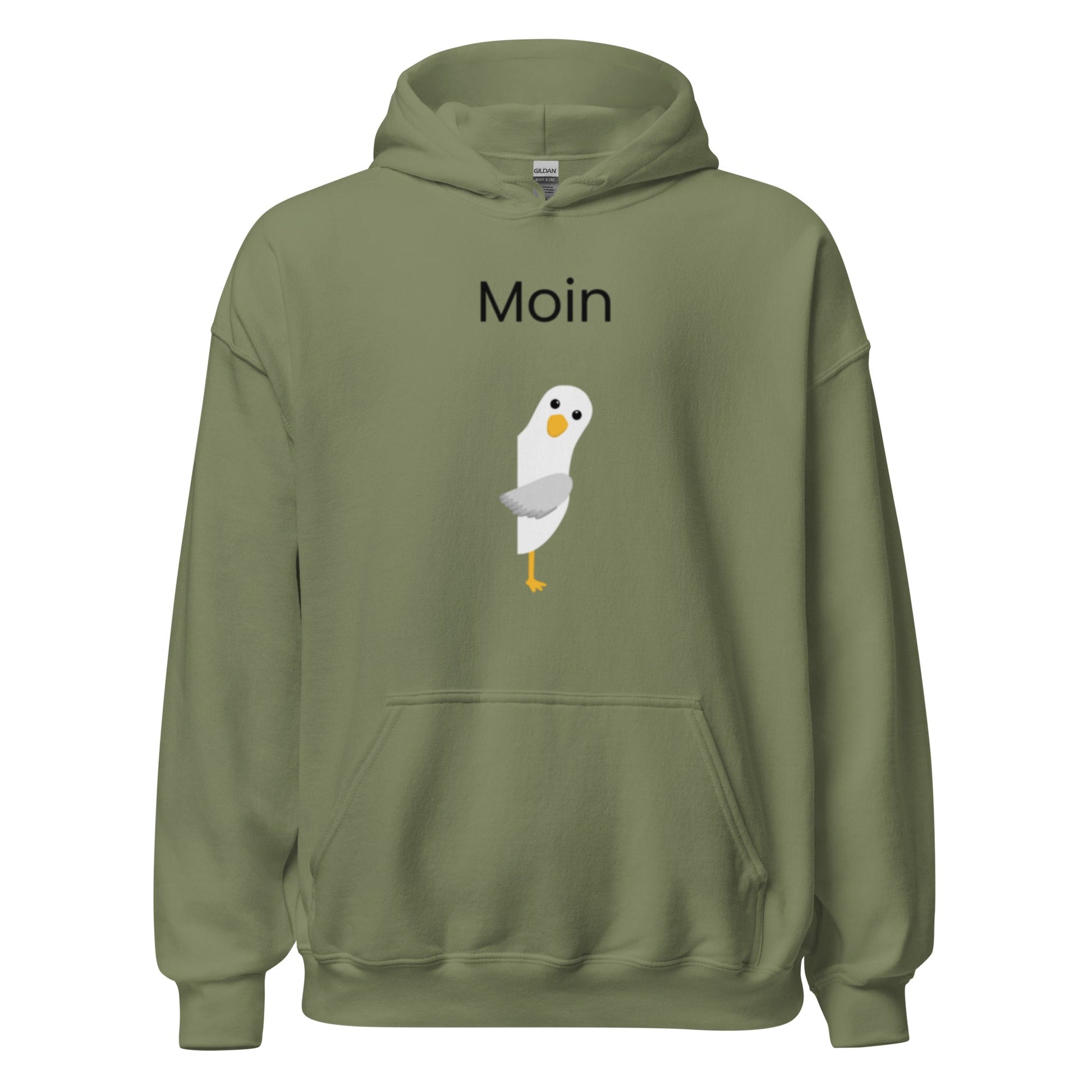 ,,Moin" Norddeutsch - Lustiger Unisex-Hoodie - SprücheKüche - Druckfrisch & frech