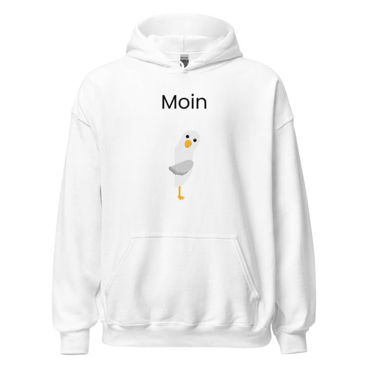 ,,Moin" Norddeutsch - Lustiger Unisex-Hoodie - SprücheKüche - Druckfrisch & frech