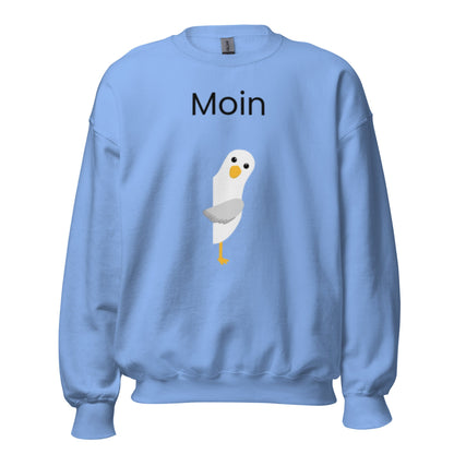 ,,Moin" Norddeutsch - Lustiger Unisex-Sweatshirt - SprücheKüche - Druckfrisch & frech