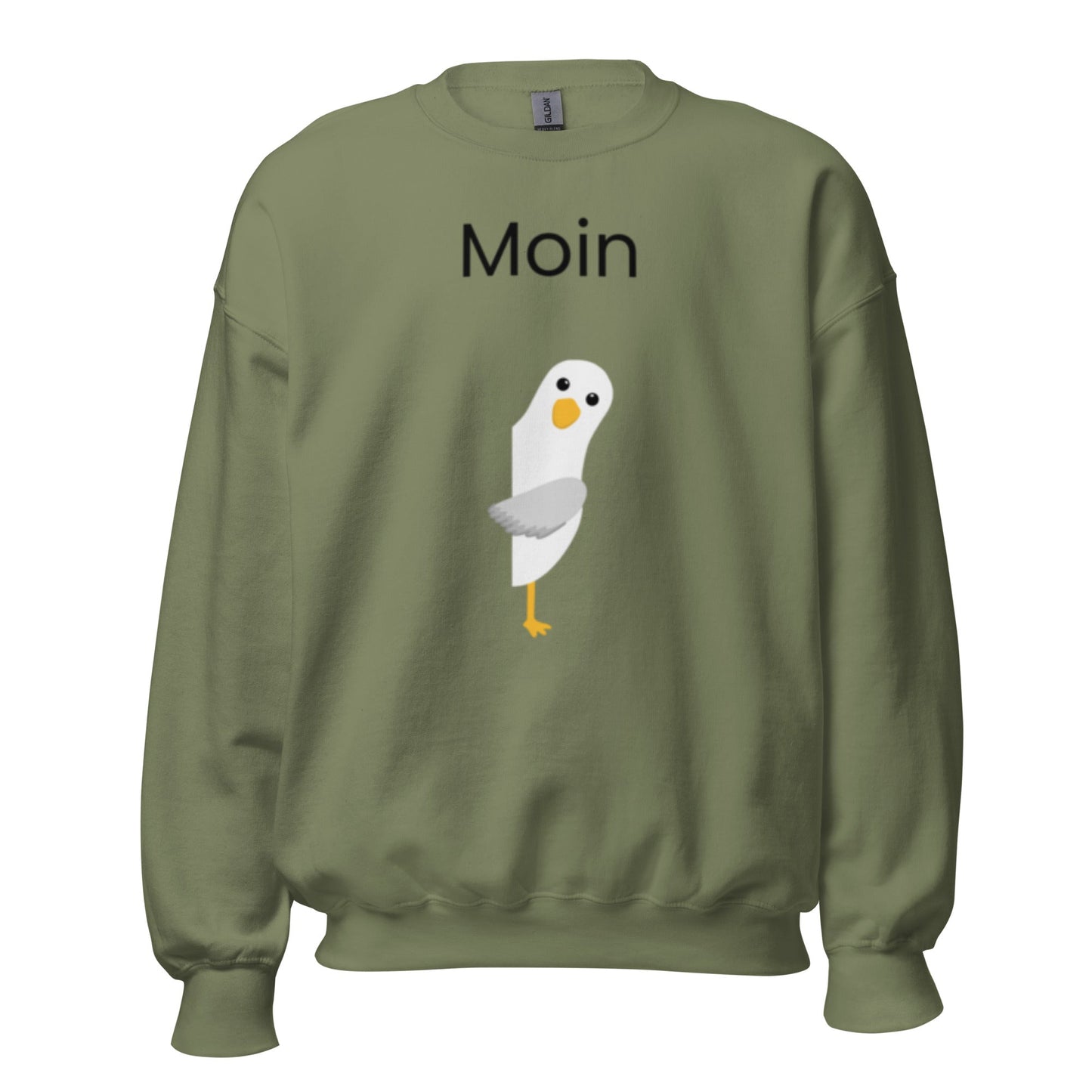 ,,Moin" Norddeutsch - Lustiger Unisex-Sweatshirt - SprücheKüche - Druckfrisch & frech
