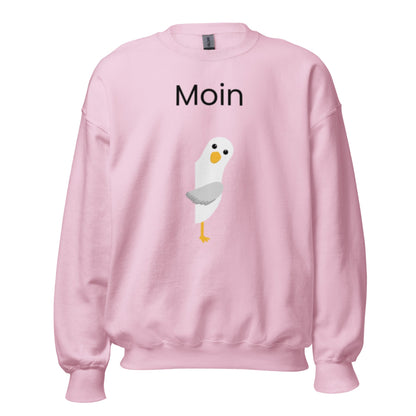 ,,Moin" Norddeutsch - Lustiger Unisex-Sweatshirt - SprücheKüche - Druckfrisch & frech