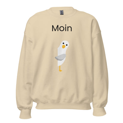 ,,Moin" Norddeutsch - Lustiger Unisex-Sweatshirt - SprücheKüche - Druckfrisch & frech
