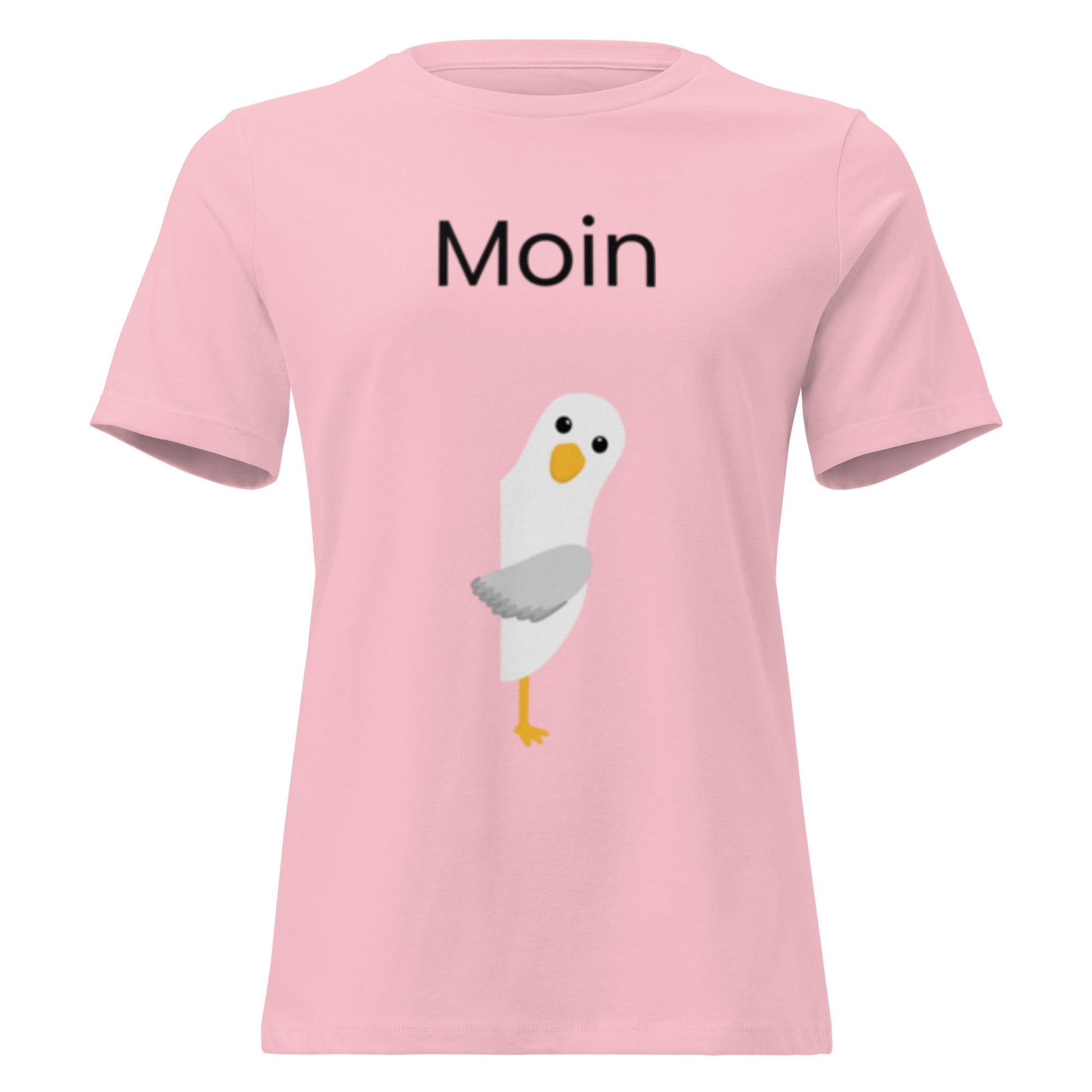,,Moin" Norddeutsch - Lustiges Damen T-Shirt - SprücheKüche - Druckfrisch & frech