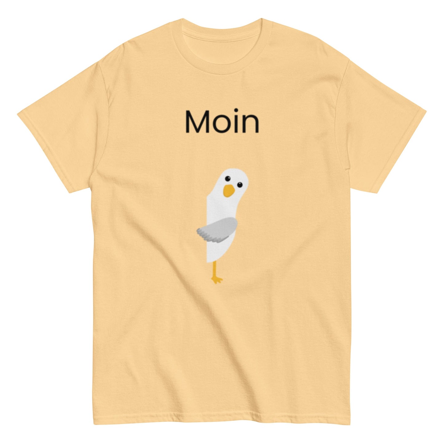 ,,Moin" Norddeutsch - Lustiges Herren T-Shirt - SprücheKüche - Druckfrisch & frech