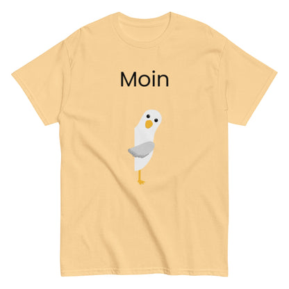,,Moin" Norddeutsch - Lustiges Herren T-Shirt - SprücheKüche - Druckfrisch & frech