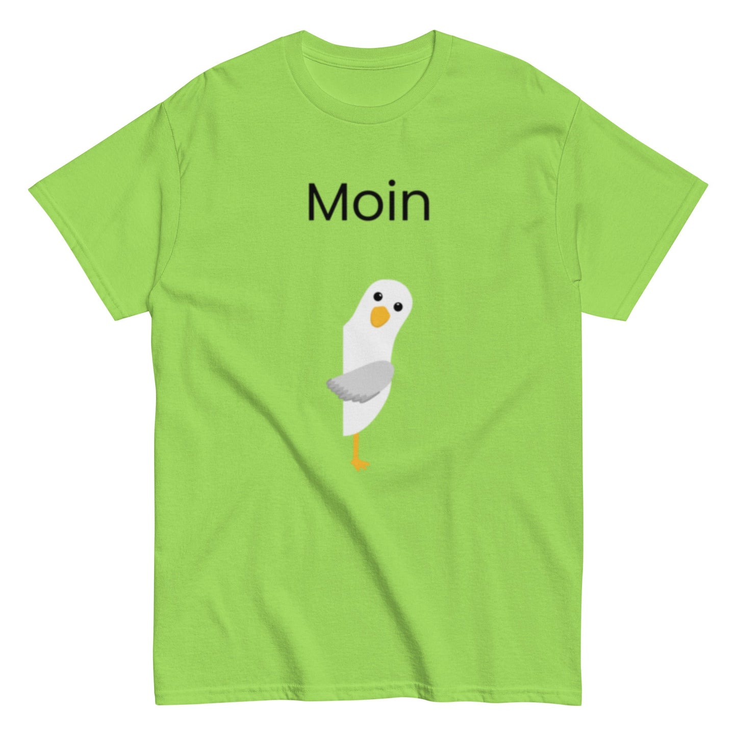 ,,Moin" Norddeutsch - Lustiges Herren T-Shirt - SprücheKüche - Druckfrisch & frech