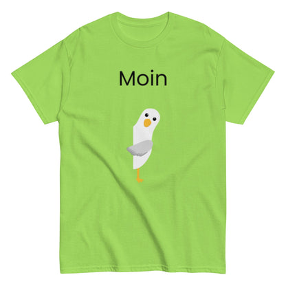 ,,Moin" Norddeutsch - Lustiges Herren T-Shirt - SprücheKüche - Druckfrisch & frech