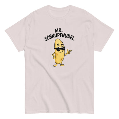 Mr. Schnupfnudel - Lustiges T-Shirt, Humorvoll, Meme, Perfekte Geschenkidee, Herren, Frauen, Unisex - T-Shirt - SprücheKüche - Druckfrisch & frech