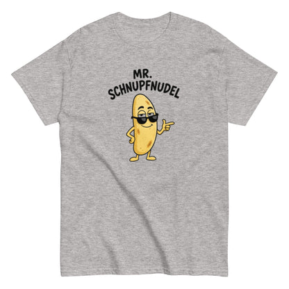 Mr. Schnupfnudel - Lustiges T-Shirt, Humorvoll, Meme, Perfekte Geschenkidee, Herren, Frauen, Unisex - T-Shirt - SprücheKüche - Druckfrisch & frech