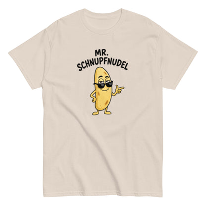 Mr. Schnupfnudel - Lustiges T-Shirt, Humorvoll, Meme, Perfekte Geschenkidee, Herren, Frauen, Unisex - T-Shirt - SprücheKüche - Druckfrisch & frech