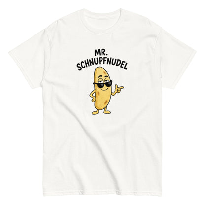 Mr. Schnupfnudel - Lustiges T-Shirt, Humorvoll, Meme, Perfekte Geschenkidee, Herren, Frauen, Unisex - T-Shirt - SprücheKüche - Druckfrisch & frech