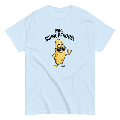 Mr. Schnupfnudel - Lustiges T-Shirt, Humorvoll, Meme, Perfekte Geschenkidee, Herren, Frauen, Unisex - T-Shirt - SprücheKüche - Druckfrisch & frech