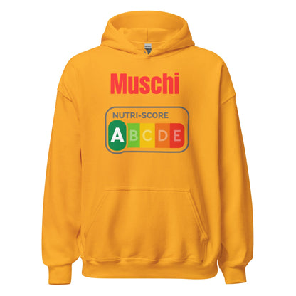 Muschi Nutriscore A - Lustiger Unisex - Hoodie