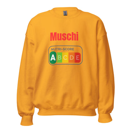 Muschi Nutriscore A - Lustiger Unisex - Sweatshirt