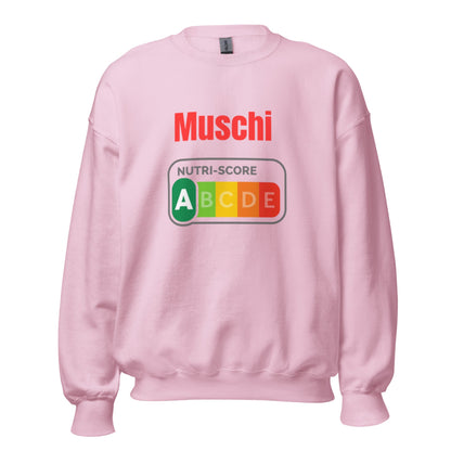Muschi Nutriscore A - Lustiger Unisex - Sweatshirt