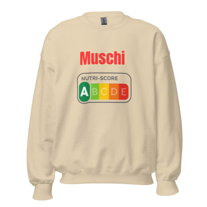 Muschi Nutriscore A - Lustiger Unisex - Sweatshirt