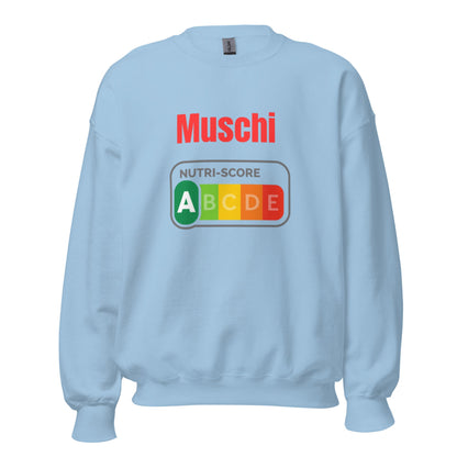 Muschi Nutriscore A - Lustiger Unisex - Sweatshirt
