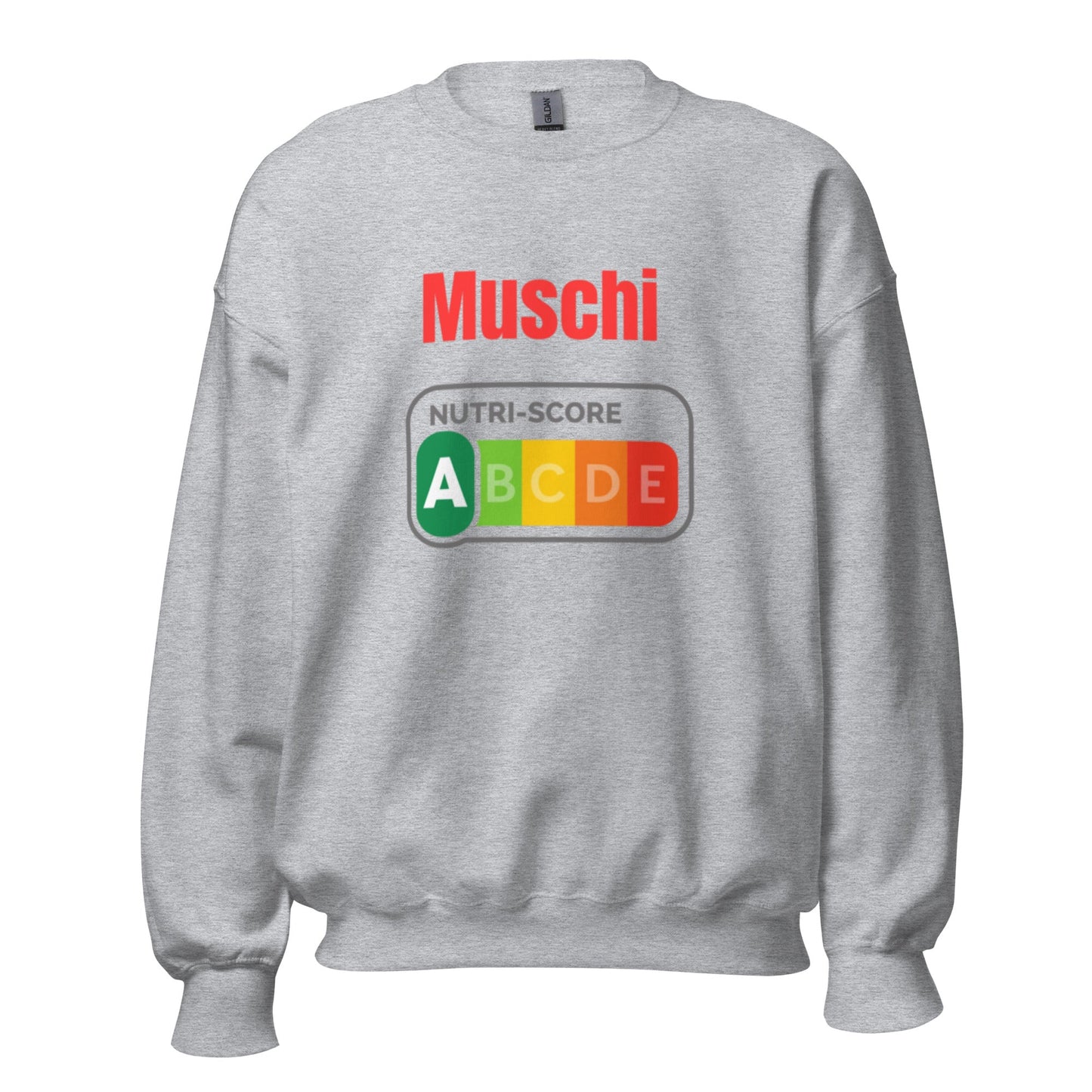 Muschi Nutriscore A - Lustiger Unisex - Sweatshirt